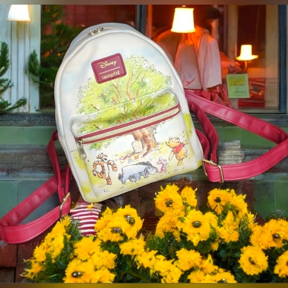 Loungefly Winnie the Pooh & Friends Sletch Mini Backpack NWOT - Picture 10 of 16